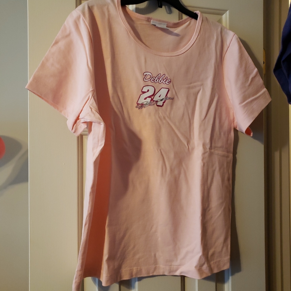 Vintage Chase Authentics Pink Jeff Gordon Top Size XL